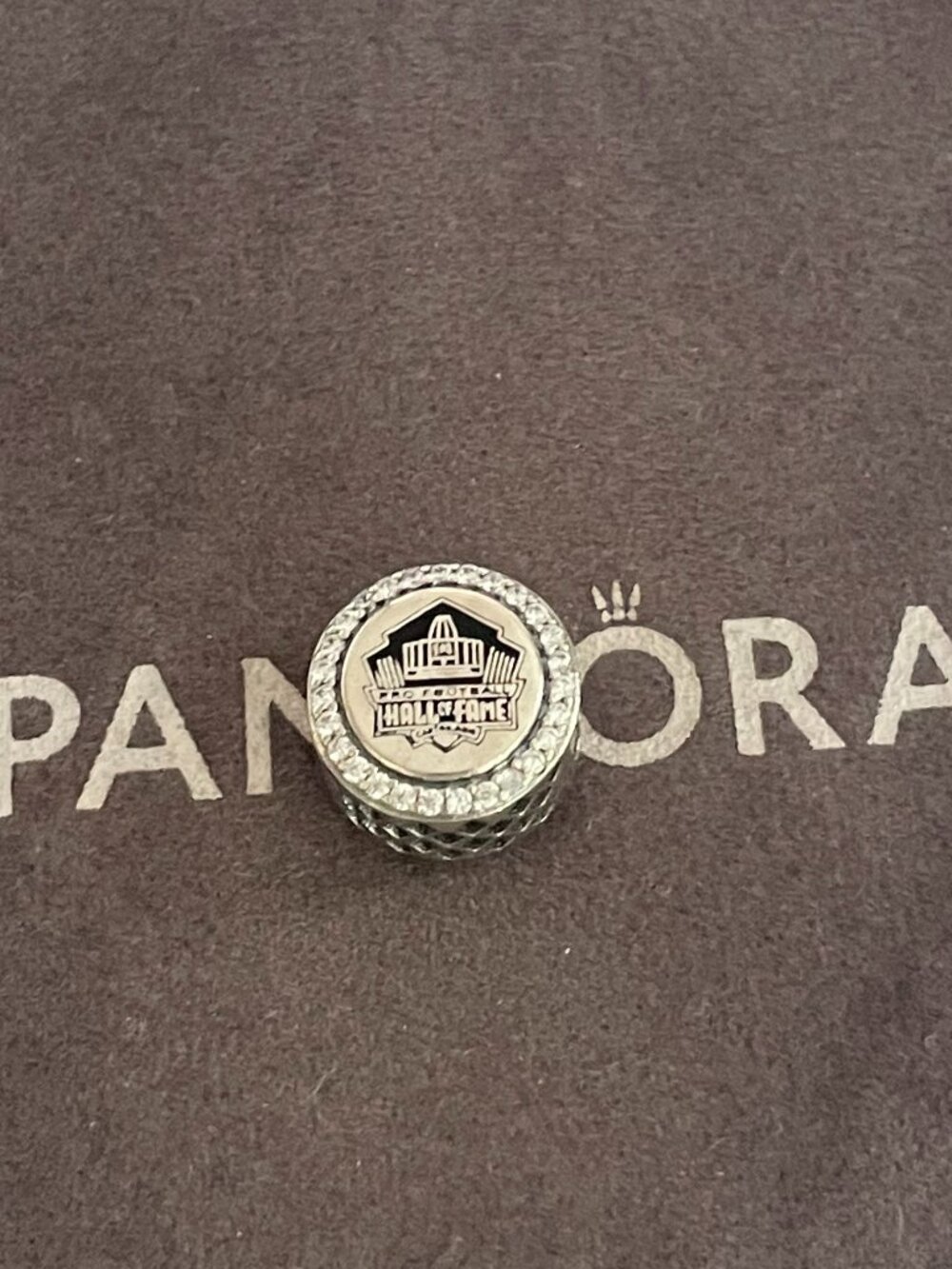 Pandora Pro Football Hall of Fame Charm Pendant|S925 Sterling Silver Jewelry